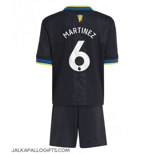 Manchester United Lisandro Martinez #6 Kolmas Peliasu Lasten 2025-26 Lyhythihainen (+ Lyhyet housut)